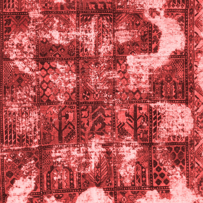 Abstract Red Modern Area Rugs