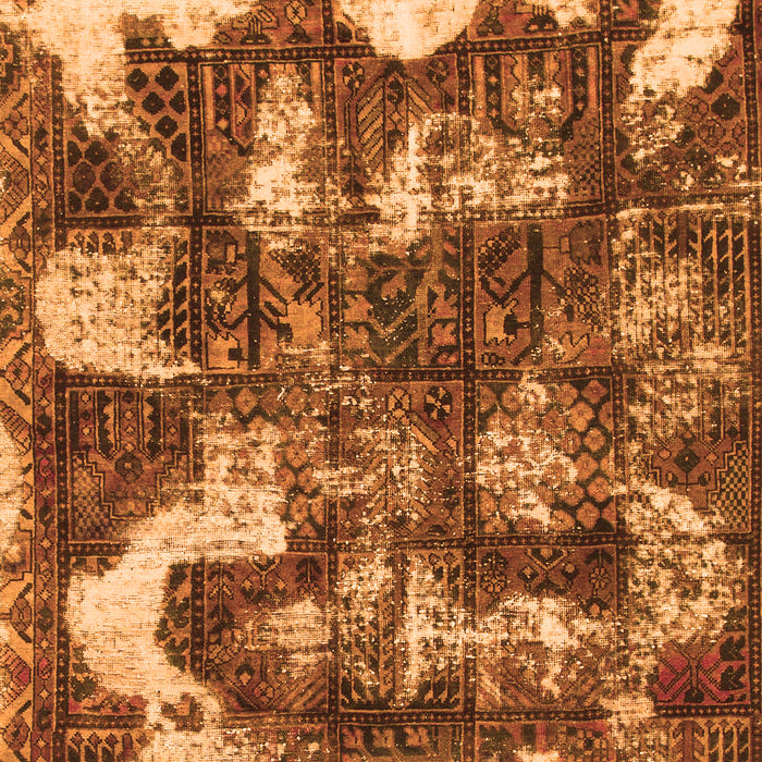 Abstract Orange Modern Rug, abs908org