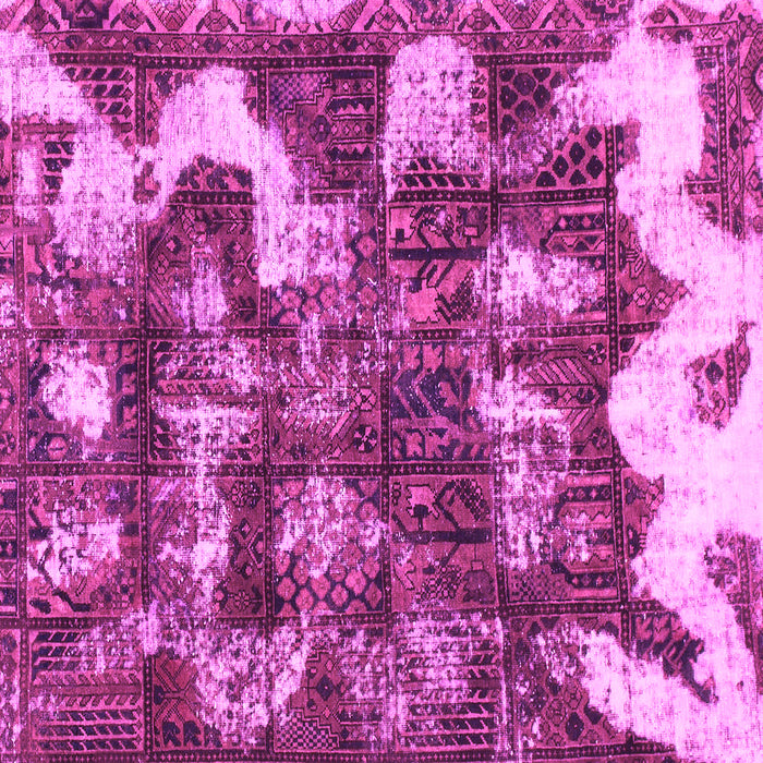 Square Machine Washable Abstract Pink Modern Rug, wshabs908pnk