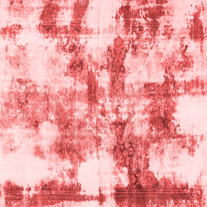 Machine Washable Abstract Red Modern Rug, wshabs909red