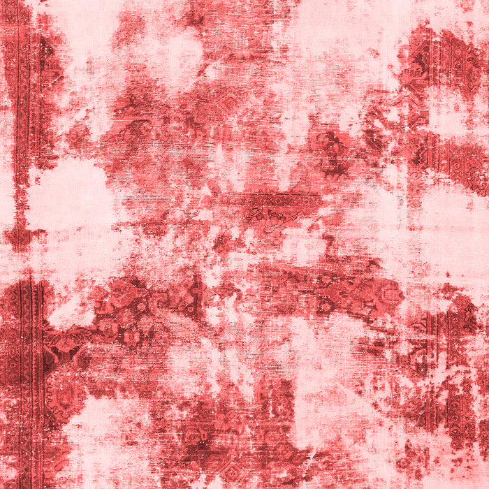 Machine Washable Abstract Red Modern Rug, wshabs909red