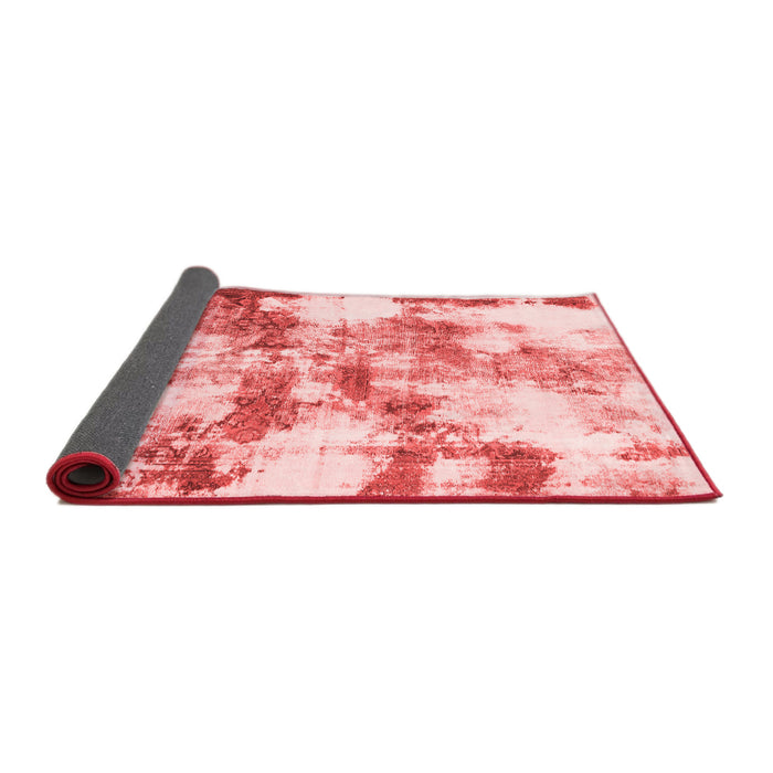 Abstract Red Modern Area Rugs