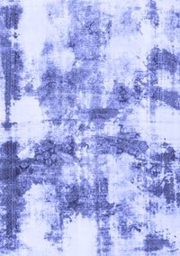 Abstract Blue Modern Rug, abs909blu