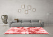 Modern Red Washable Rugs