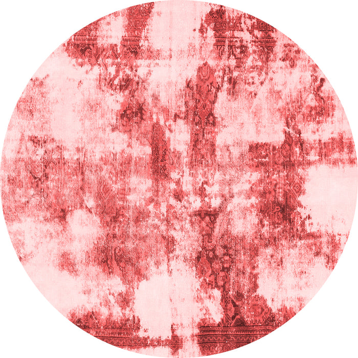 Machine Washable Abstract Red Modern Rug, wshabs909red