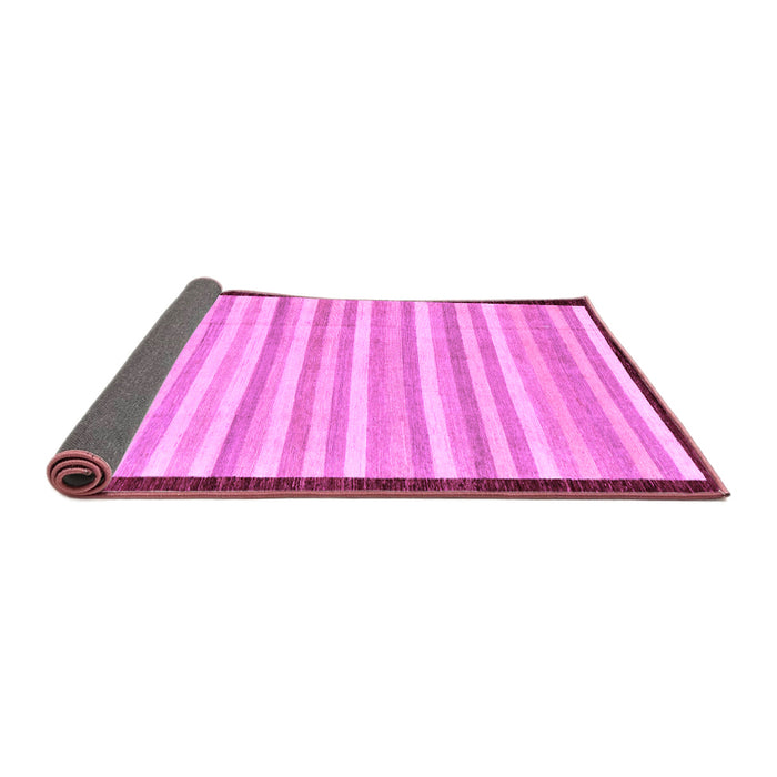 Sideview of Abstract Purple Modern Rug, abs90pur