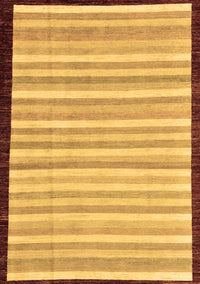 Abstract Brown Modern Rug, abs90brn