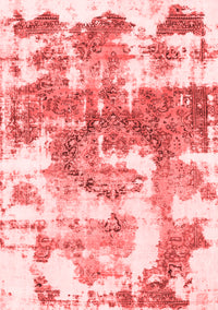 Abstract Red Modern Rug, abs910red