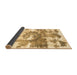 Sideview of Abstract Brown Modern Rug, abs910brn