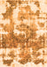 Abstract Orange Modern Rug, abs910org