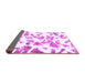 Sideview of Abstract Purple Modern Rug, abs911pur