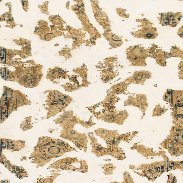 Machine Washable Abstract Blanched Almond Beige Rug, wshabs911