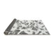 Sideview of Abstract Gray Modern Rug, abs911gry