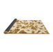 Sideview of Abstract Brown Modern Rug, abs911brn