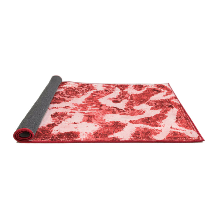 Abstract Red Modern Area Rugs