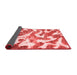 Abstract Red Modern Area Rugs