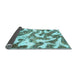 Sideview of Abstract Light Blue Modern Rug, abs912lblu