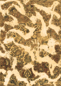 Abstract Brown Modern Rug, abs912brn