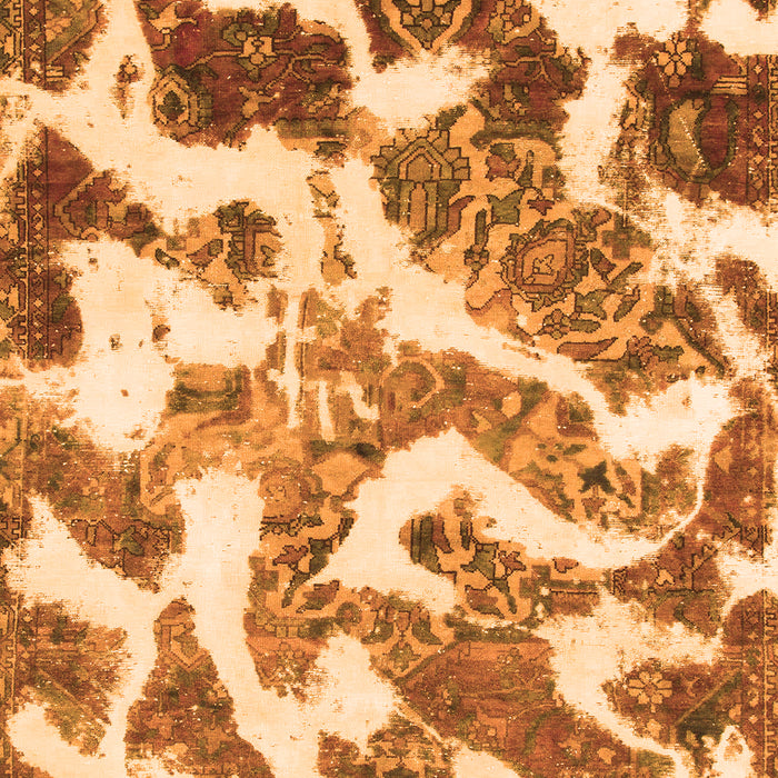 Machine Washable Abstract Orange Modern Area Rugs, wshabs912org