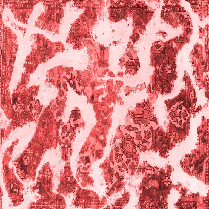 Machine Washable Abstract Red Modern Rug, wshabs912red
