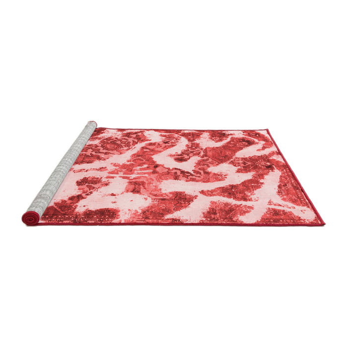 Modern Red Washable Rugs