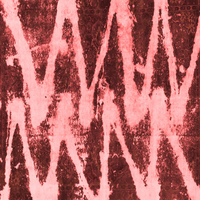 Machine Washable Abstract Red Modern Rug, wshabs913red