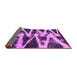 Sideview of Abstract Pink Modern Rug, abs913pnk