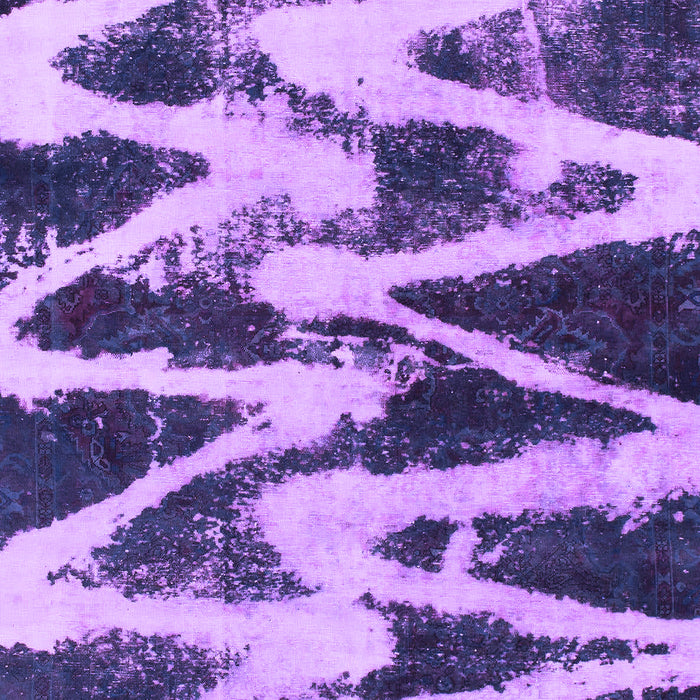 Machine Washable Abstract Purple Modern Area Rugs, wshabs913pur