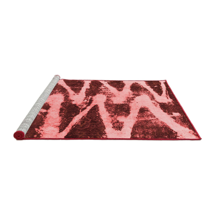 Modern Red Washable Rugs