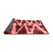 Abstract Red Modern Area Rugs