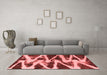 Modern Red Washable Rugs