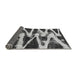 Sideview of Abstract Gray Modern Rug, abs913gry