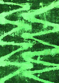 Abstract Green Modern Rug, abs913grn