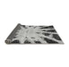 Sideview of Abstract Gray Modern Rug, abs914gry