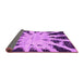 Sideview of Abstract Pink Modern Rug, abs914pnk