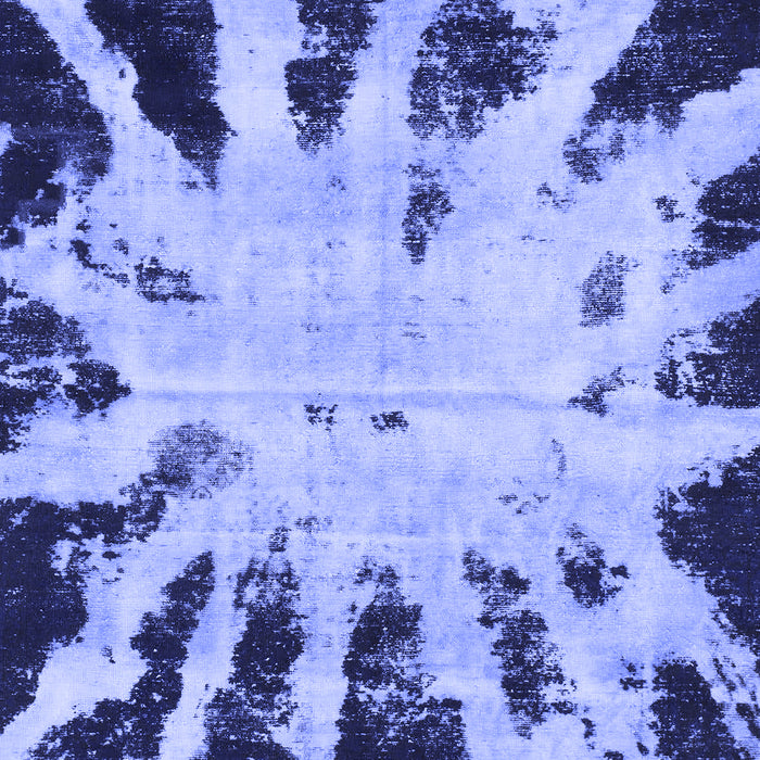 Machine Washable Abstract Blue Modern Rug, wshabs914blu