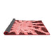 Abstract Red Modern Area Rugs