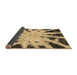 Sideview of Abstract Brown Modern Rug, abs914brn