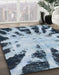 Machine Washable Abstract Blue Rug in a Family Room, wshabs914