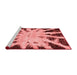 Modern Red Washable Rugs