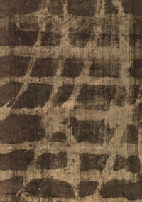 Abstract Brown Modern Rug, abs915brn