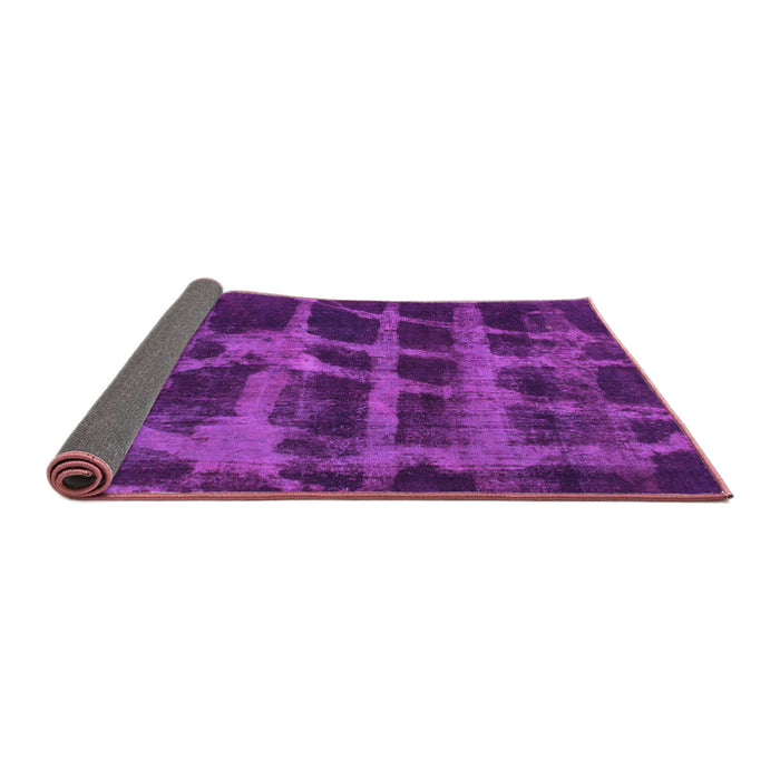 Sideview of Abstract Pink Modern Rug, abs915pnk