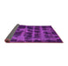 Sideview of Abstract Pink Modern Rug, abs915pnk