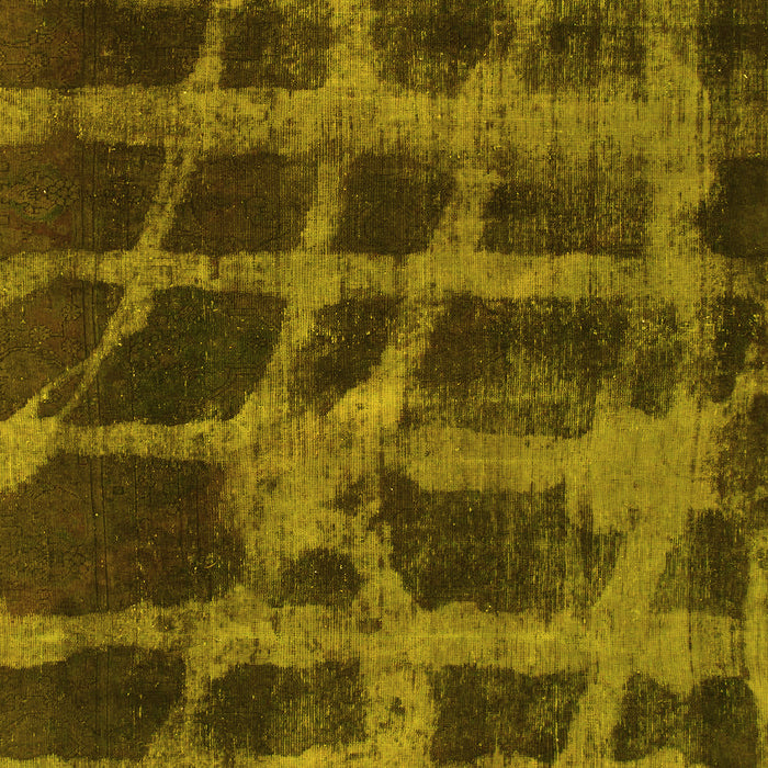 Abstract Yellow Modern Rug, abs915yw