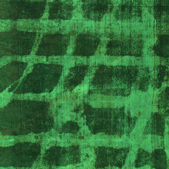 Abstract Green Modern Rug, abs915grn