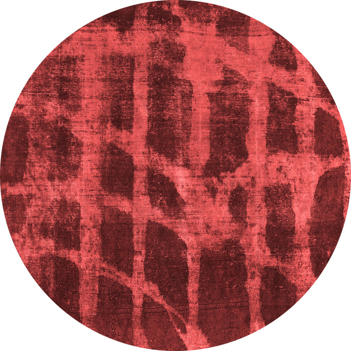 Machine Washable Abstract Red Modern Rug, wshabs915red