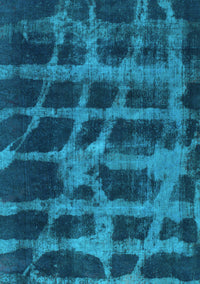 Abstract Light Blue Modern Rug, abs915lblu