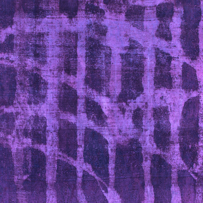 Square Machine Washable Abstract Purple Modern Area Rugs, wshabs915pur