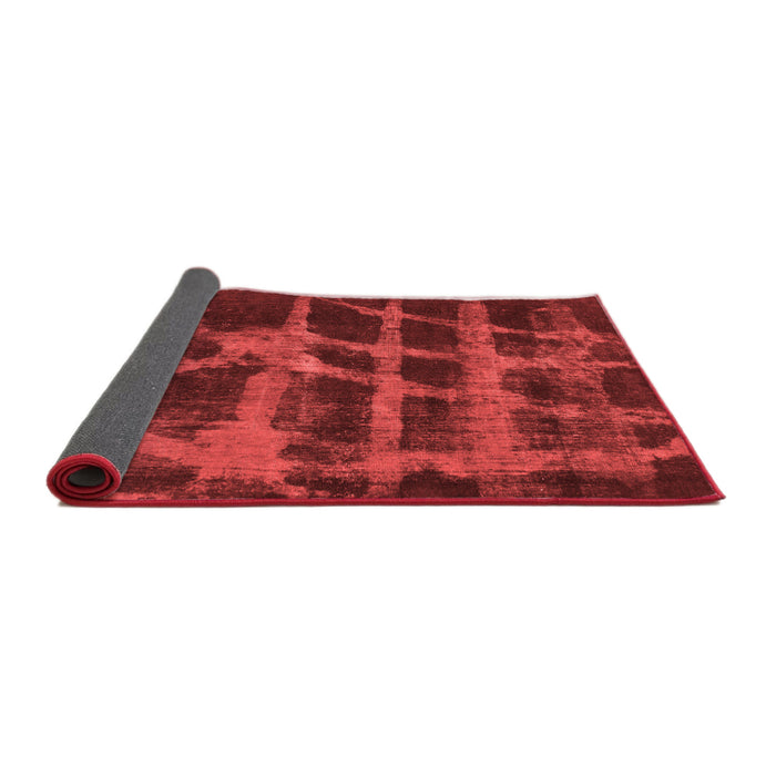 Abstract Red Modern Area Rugs