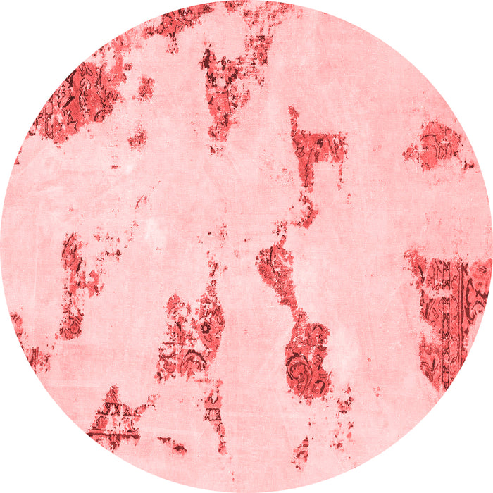 Machine Washable Abstract Red Modern Rug, wshabs916red